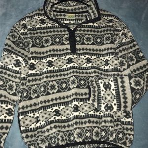 LL Bean fleece pullover